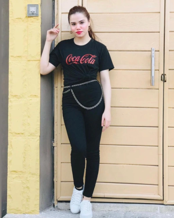 High Rise Jeans+Unisex Tshirt